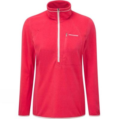 Fleece Craghoppers Pro Lite Half Zip Mujer - Rosas - Chile RCV572914